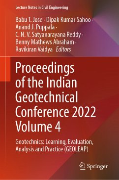 Proceedings of the Indian Geotechnical Conference 2022 Volume 4 (eBook, PDF)