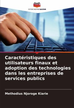 Cover Caractéristiques des utilisateurs finaux et adoption des technologies dans les entreprises de services publics