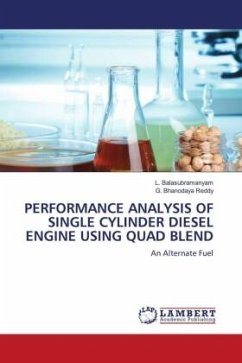 PERFORMANCE ANALYSIS OF SINGLE CYLINDER DIESEL ENGINE USING QUAD BLEND