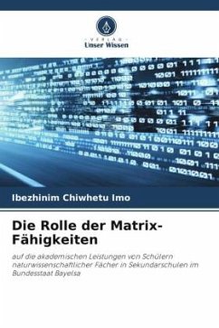 Die Rolle der Matrix-Fähigkeiten - Imo, Ibezhinim Chiwhetu