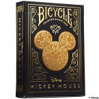 ASS Altenburger 10040300 - Bicycle Disney Mickey Mouse Black and Gold, Kartenspiel