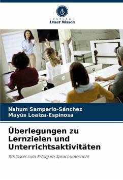 Cover Überlegungen zu Lernzielen und Unterrichtsaktivitäten