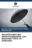 Auswirkungen der Abwertungspolitik vom Dezember 2015 im Südsudan