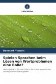 Spielen Sprachen beim Lösen von Wortproblemen eine Rolle?