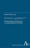 Umsonst "gegeben"?