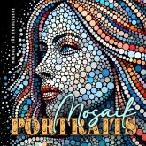 Mosaik Portraits Malbuch für Erwachsene