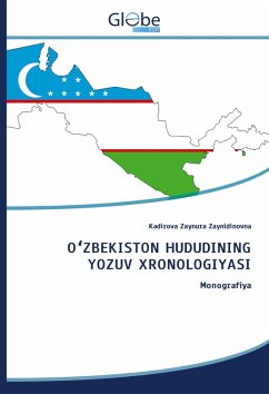 Cover O¿ZBEKISTON HUDUDINING YOZUV XRONOLOGIYASI