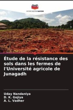 Étude de la résistance des sols dans les fermes de l'Université agricole de Junagadh - Nandaniya, Uday;Gojiya, D. K.;Vadher, A. L.