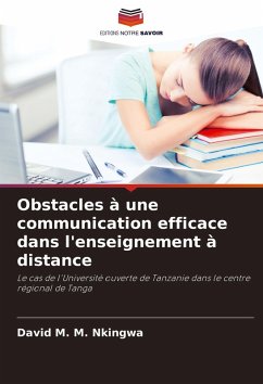 Cover Obstacles à une communication efficace dans l'enseignement à distance