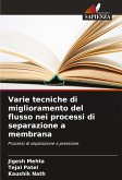 Varie tecniche di miglioramento del flusso nei processi di separazione a membrana