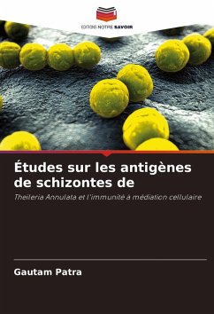 Cover Études sur les antigènes de schizontes de