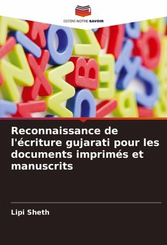 Cover Reconnaissance de l'écriture gujarati pour les documents imprimés et manuscrits