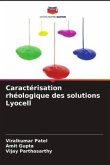 Caractérisation rhéologique des solutions Lyocell