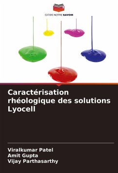 Caractérisation rhéologique des solutions Lyocell - Patel, Viralkumar;Gupta, Amit;Parthasarthy, Vijay