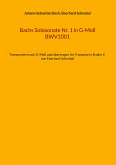 Bachs Solosonate Nr. 1 in G-Moll BWV1001 (eBook, ePUB)