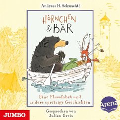 Cover Hörnchen & Bär. Eine Flussfahrt und andere spritzige Geschichten [Band 3] (MP3-Download)