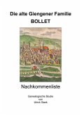 Die alte Giengener Familie BOLLET (eBook, ePUB)