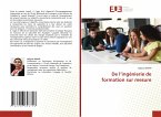 De l'ingénierie de formation sur mesure