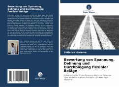 Cover Bewertung von Spannung, Dehnung und Durchbiegung flexibler Beläge