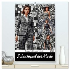 Schachspiel der Mode (hochwertiger Premium Wandkalender 2025 DIN A2 hoch), Kunstdruck in Hochglanz