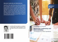 Advanced Leadership and Administration - SEKIMONYO SHAMAVU, Christian