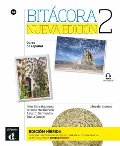 Cover Bitacora Nueva edicion 2 - Edicion hibrida - Libro del alumno (A2) + MP3 descargable