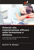 Ostacoli alla comunicazione efficace nella formazione a distanza