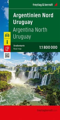 Cover Argentinien Nord - Uruguay, Straßenkarte 1:1.800.000, freytag & berndt