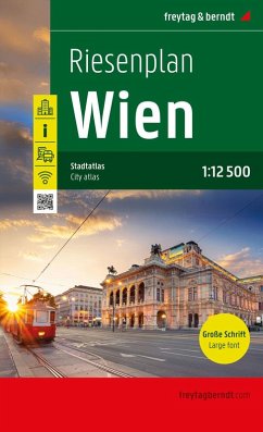 Cover Wien, Riesenplan, Städteatlas 1:12.500, freytag & berndt