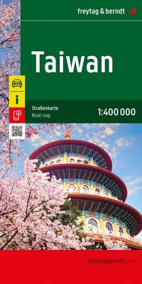Cover Taiwan, Straßenkarte 1:400.000, freytag & berndt