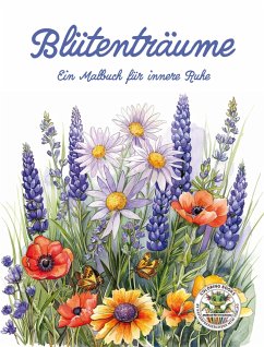 Cover Blütenträume - Ein Malbuch für innere Ruhe