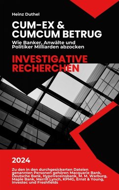 Cover Cum-Ex & CumCum Betrug (eBook, ePUB)