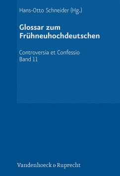 Cover Glossar zum Frühneuhochdeutschen (eBook, PDF)