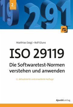 Cover ISO 29119 - Die Softwaretest-Normen verstehen und anwenden (eBook, ePUB)