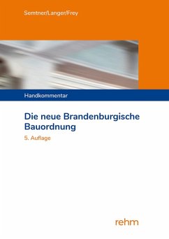 Cover Die neue Brandenburgische Bauordnung (eBook, ePUB)