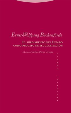 Cover El surgimiento del Estado como proceso de secularización (eBook, ePUB)