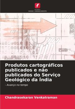 Cover Produtos cartográficos publicados e não publicados do Serviço Geológico da Índia