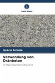 Verwendung von Dränbeton