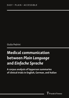 Medical communication between Plain Language and Einfache Sprache - Pedrini, Giulia