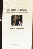 Qué saben los pitucos (eBook, PDF)