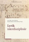 Lyrik interdisziplinär (eBook, PDF) Lyrik interdisziplinär (eBook, PDF)