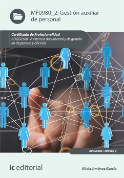 Gestión auxiliar de personal. ADGG0308 (eBook, ePUB) - Jiménez García, Alicia