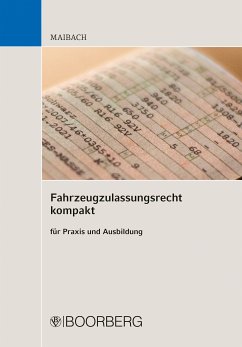 Fahrzeugzulassungsrecht kompakt (eBook, PDF) - Maibach, Martin