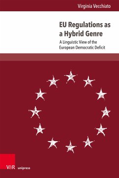 EU Regulations as a Hybrid Genre (eBook, PDF) - Vecchiato, Virginia