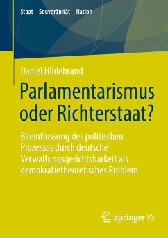 Cover Parlamentarismus oder Richterstaat? (eBook, PDF)
