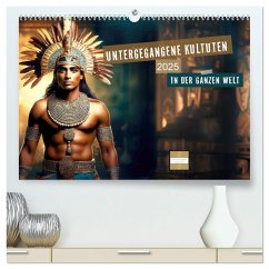 Untergegangene Kulturen - auf der ganzen Welt (hochwertiger Premium Wandkalender 2025 DIN A2 quer), Kunstdruck in Hochglanz