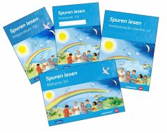 Cover Kombi-Paket Spuren lesen 3/4 - Ausgabe 2023 für die Grundschule. Schulbuch, Arbeitsheft, Handreichung und Bildkarten