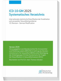 Cover ICD-10-GM 2025 Systematisches Verzeichnis