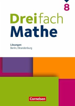Cover Dreifach Mathe 8. Schuljahr - Berlin und Brandenburg - Lösungen zum Schulbuch
