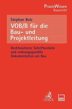 Cover VOB/B für die Bau- und Projektleitung